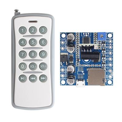 FN-RC15K 433MHz Remote MP3 Sound Board for Siren Horn Radio Remote MP3 Player Module with 30W Amplifier